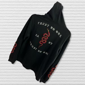 Trust No One Snake Hoodie La Ny Size Mens Small